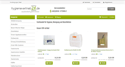 Desktop Screenshot of hygienevertrieb24.de